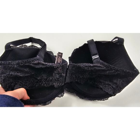 Dream angels 34DDD black sexy flirty exotic full coverage Victoria's Secret bra - Picture 5 of 6